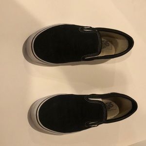 Black slip on Vans